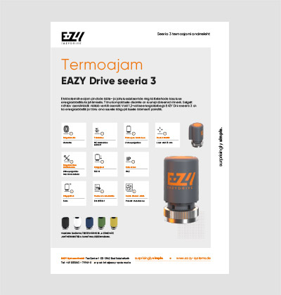 EAZY termoajam Drive seeria 3 tooteleht