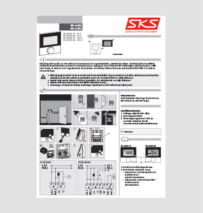 SKS Alpha direct termostaadi LCD kasutusjuhend