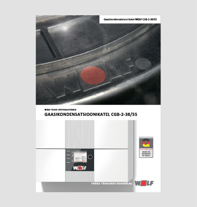 WOLF CGB (38 + 55 kW) gaasikondensaatkatel prospekt