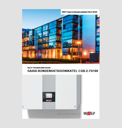 WOLF CGB-2 (75 + 100 kW) gaasikondensaatkatel prospekt