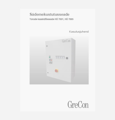 Küttekaabli juhtkilp HÜ 7001, HÜ 7005 (ET) – arhiiv
