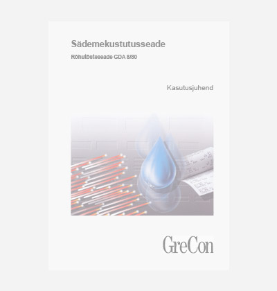 Rõhutõsteseade GDA 8/80 (ET) – arhiiv