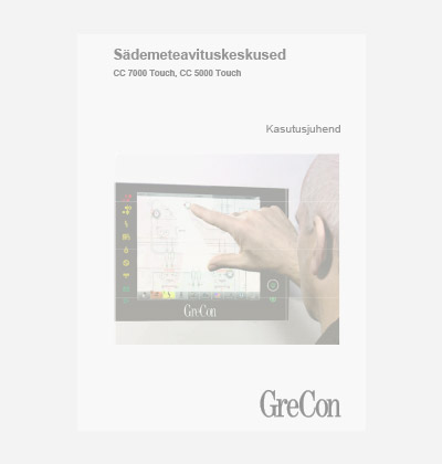CC 7000 Touch, CC 5000 Touch Kasutusjuhend (ET) – arhiiv