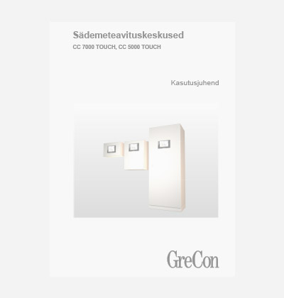 CC 7000 Touch, CC 5000 Touch Kasutusjuhend (ET) – arhiiv