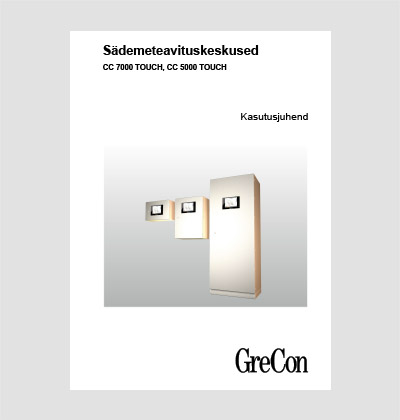 Keskseade CC 7000 TOUCH, CC 5000 TOUCH (ET)