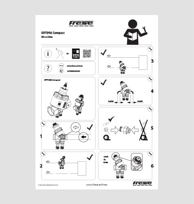 Frese Optima Compact DN15 – DN50 paigaldusjuhend