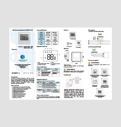 Jürgen Schlösser Blue Line ruumitermostaat LCD kiirjuhend