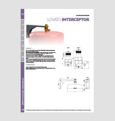 LOVATO paisupaagi konsool DN20 ventiiliga tooteleht